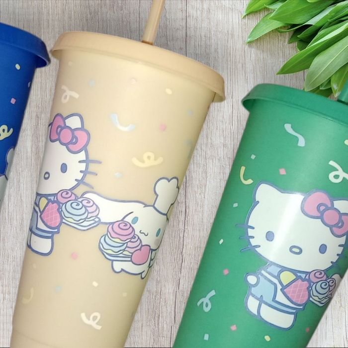 Grand gobelet à paille hello kitty - photo numéro 3