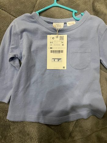 Pull manche longue Zara 6-9mois