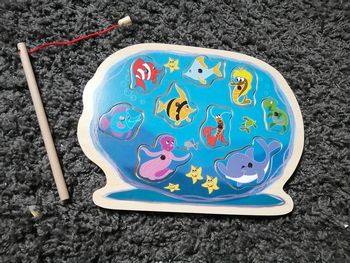 Jeu pèche en bois
