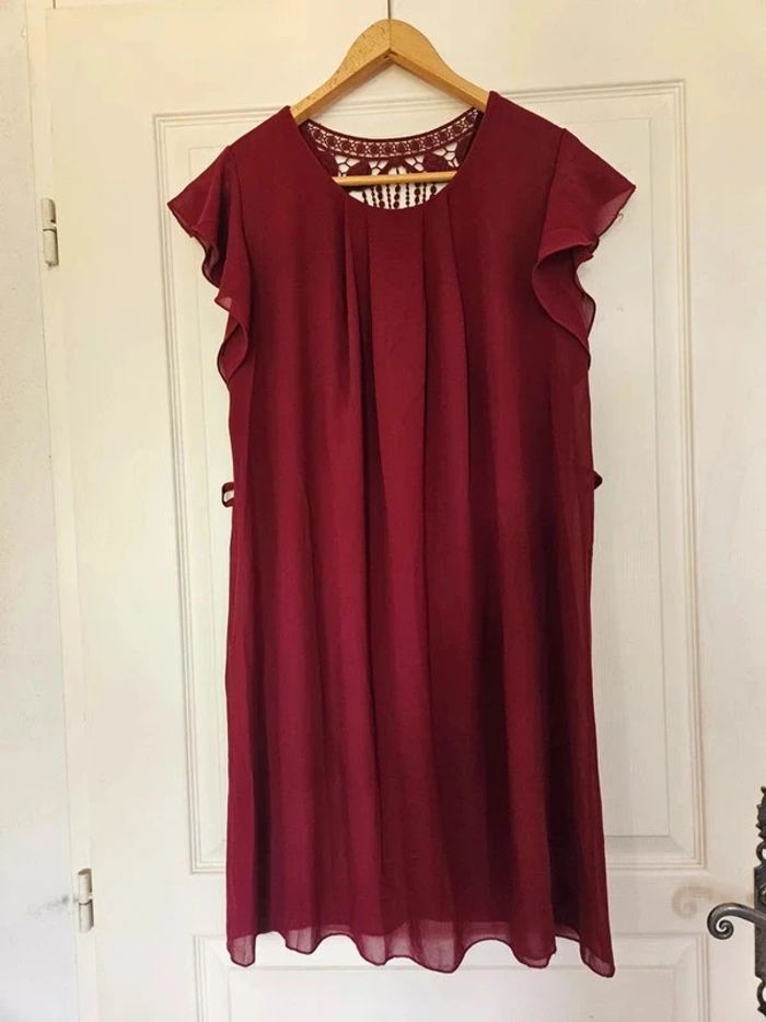 Robe d'été bordeaux