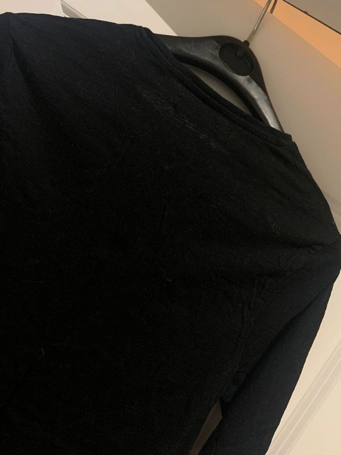 🔝 Haut manches longues Liberto noir taille 16 ans 176 cm en coton - photo numéro 4