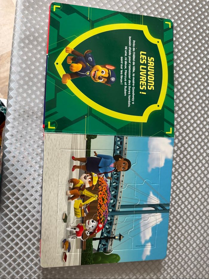 Livre puzzle pat patrouille - photo numéro 3