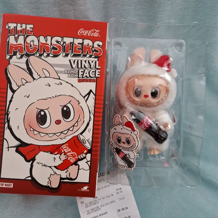 Labubu popmart coca cola Surprise Shake