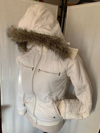 Manteau Schott blanc taille S