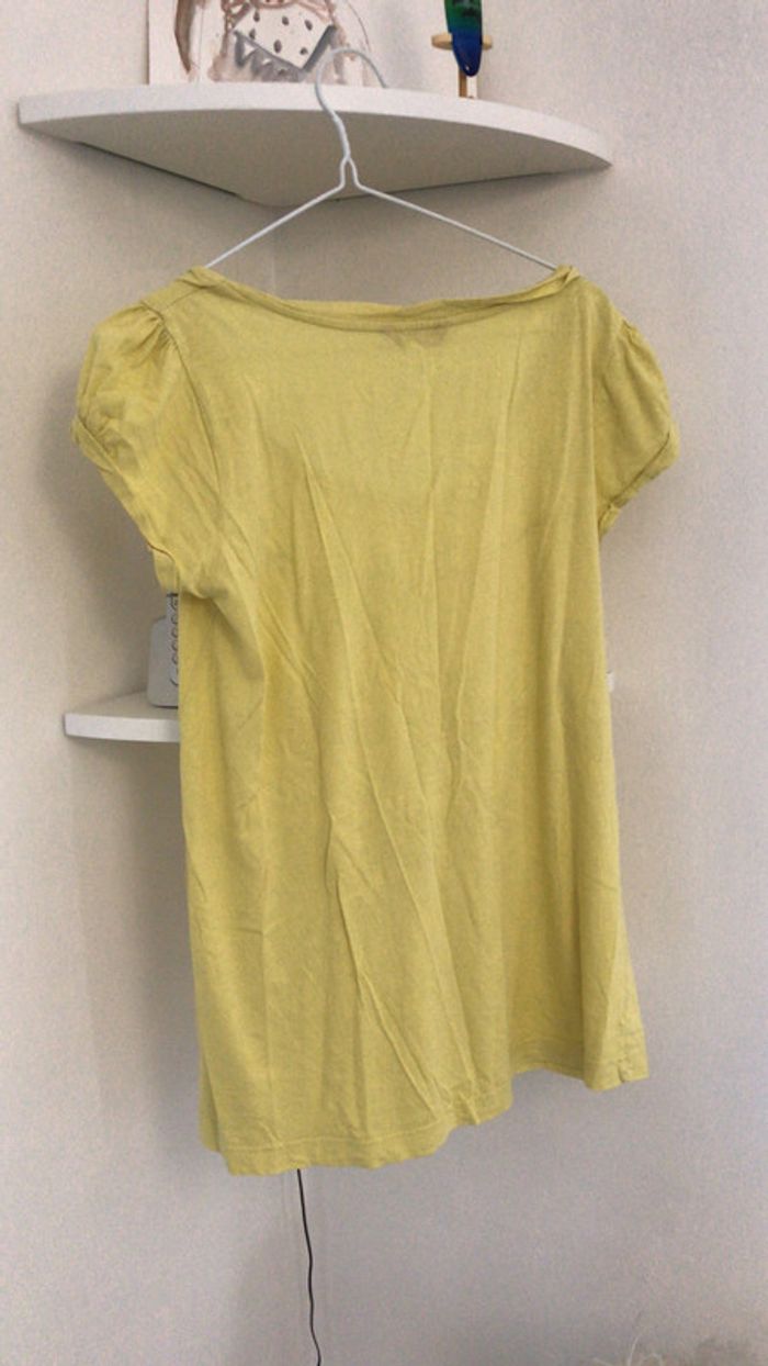 Teeshirt EDC by Esprit jaune taille M - photo numéro 7