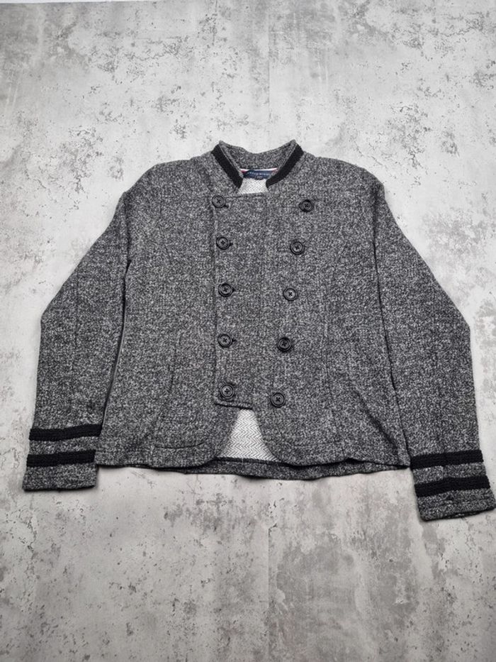 Veste Tommy Hilfiger grise – Taille S/36 Femmes - photo numéro 3