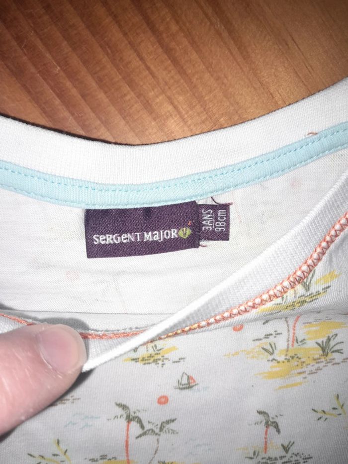 tee shirt Sergent Major 3ans très bon état - photo numéro 4