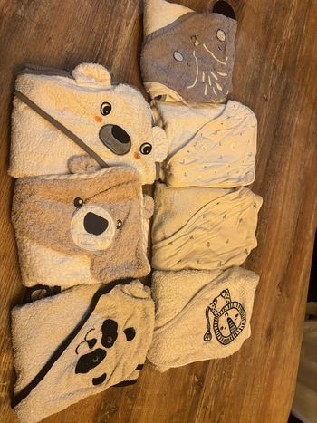 Serviette de bain à capuche