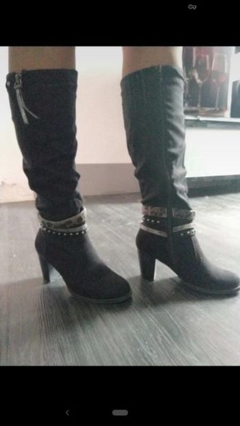 Bottes léopard