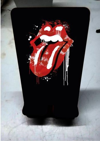 support téléphone motif rolling stones neuf