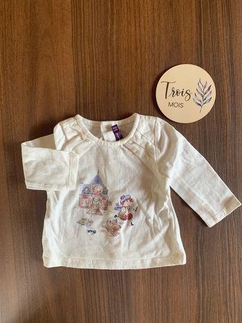 T shirt manches longues Sergent major 3 mois fille