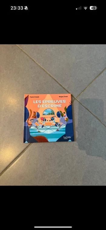Livre / album - Les épreuves d'escrime - Esprit sportif - Virginie Grimaldi & Margaux Zinsner