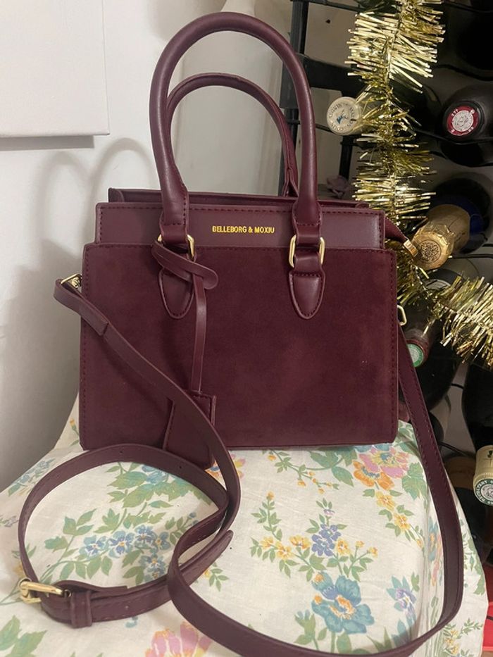 Sac Fourre-Tout Élégant Bordeaux pour Femme - Chic Couleur Unie - photo numéro 20