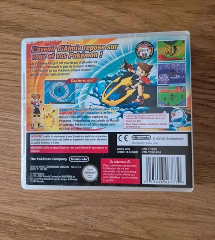Pokémon Ranger Nuit sur Almia Archi complet Nintendo DS Code Vip Non gratté VF - photo numéro 2