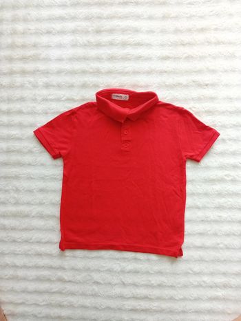 Polo garçon 4/5ans 🍒🤍