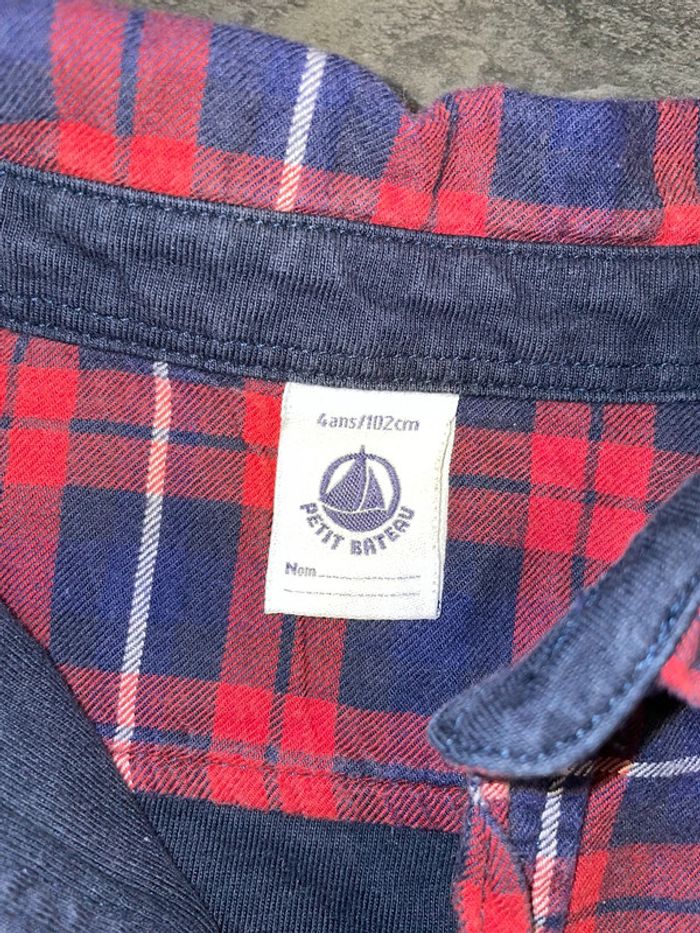 Chemise épaisse#petit bateau #taille 4 ans - photo numéro 5