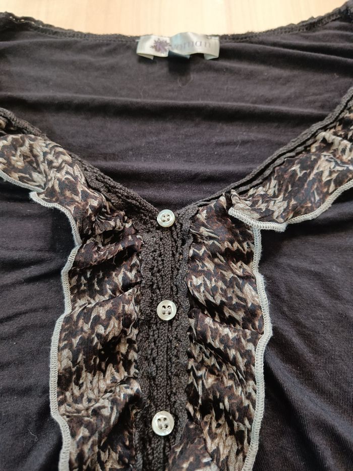 Lot pantalon (Mango) et t-shirt manche longue - photo numéro 4