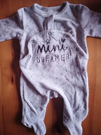 Pyjama mini dreamer taille 1 mois