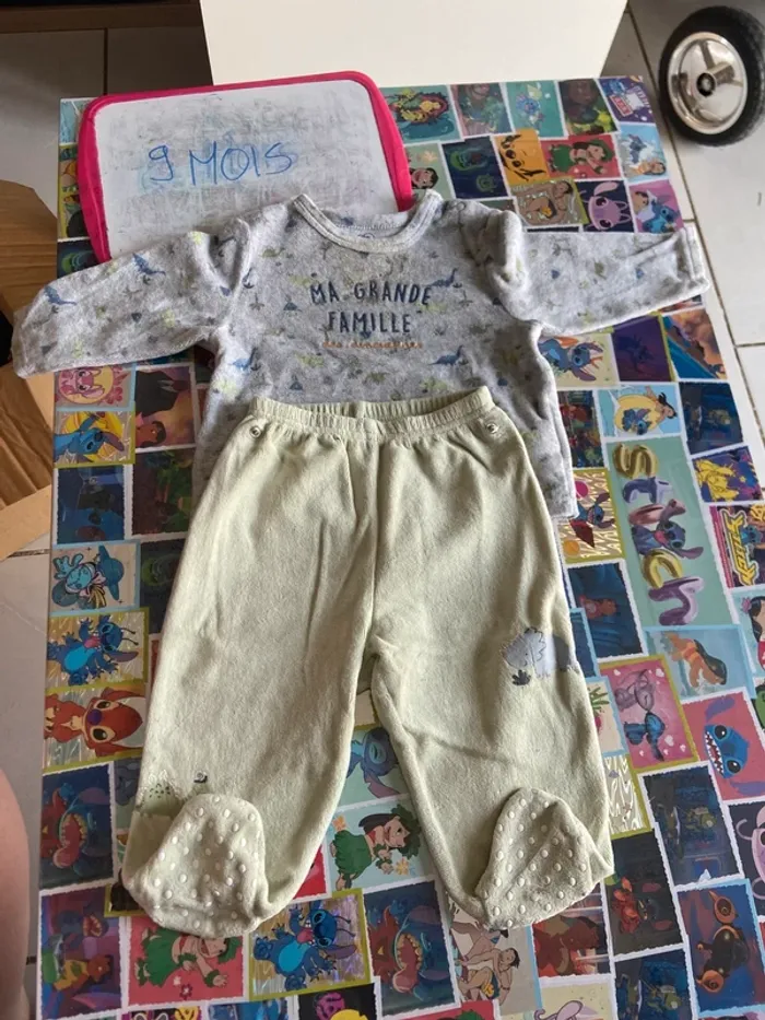 Pyjama chaud 2 pièces