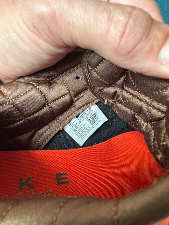 🔥 Nike Dunk Low Retro “Light British Tan / Picante Red” - photo numéro 6