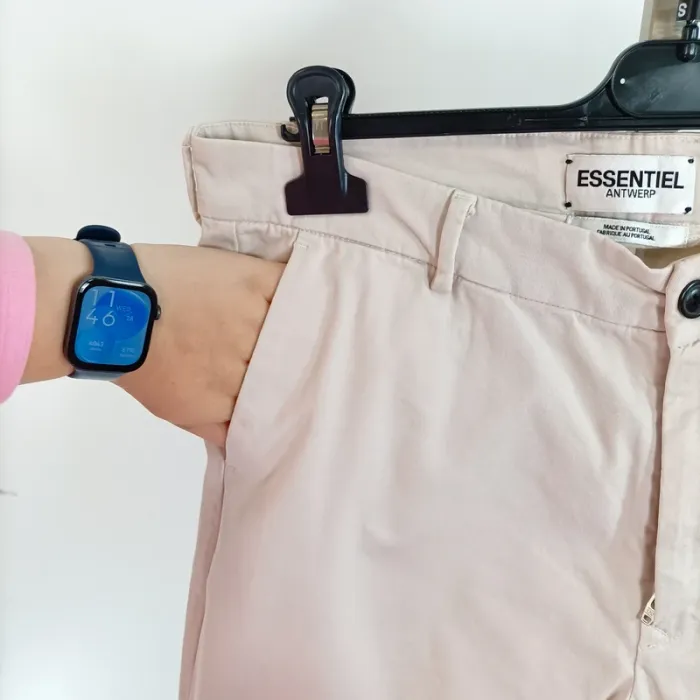 Pantalon beige Essentiel Antwerp - Taille 34 - Coupe droite élégante A589 - photo numéro 6