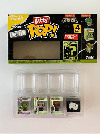 Lot 4 figurines Bitty Pop tortues ninja