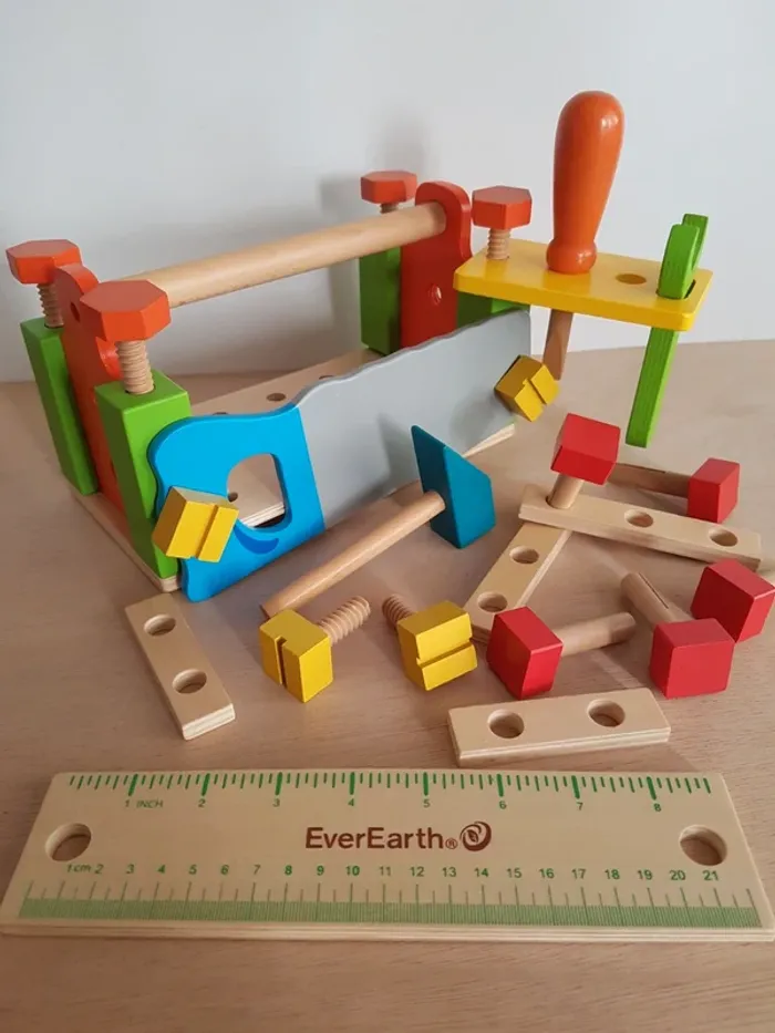 EverEarth boîte à outils en bois bricolage - photo numéro 3