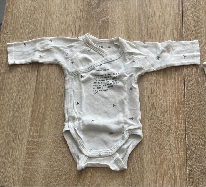 Lot de 5 body taille 3mois - photo numéro 2
