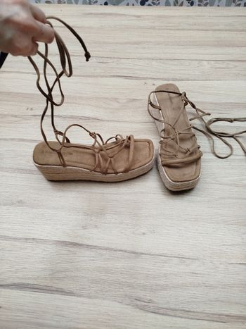 Sandales compensées 