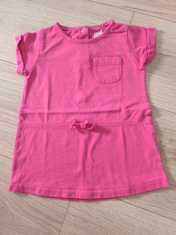 Robe rose Tape à l'Oeil - Taille 12 mois - 74 cm