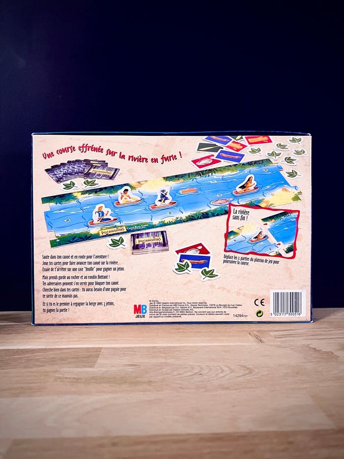 Jeu MB Pocahontas 1995 - La course en canoë – Complet – Très bon état - photo numéro 2