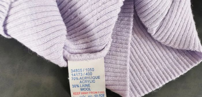 Pull 👸 col roulé, mauve, Okaïdi, 6ans - photo numéro 3