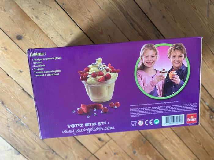 Neuf la fabrique de yaourts glacés kids Cook Goliath - photo numéro 6