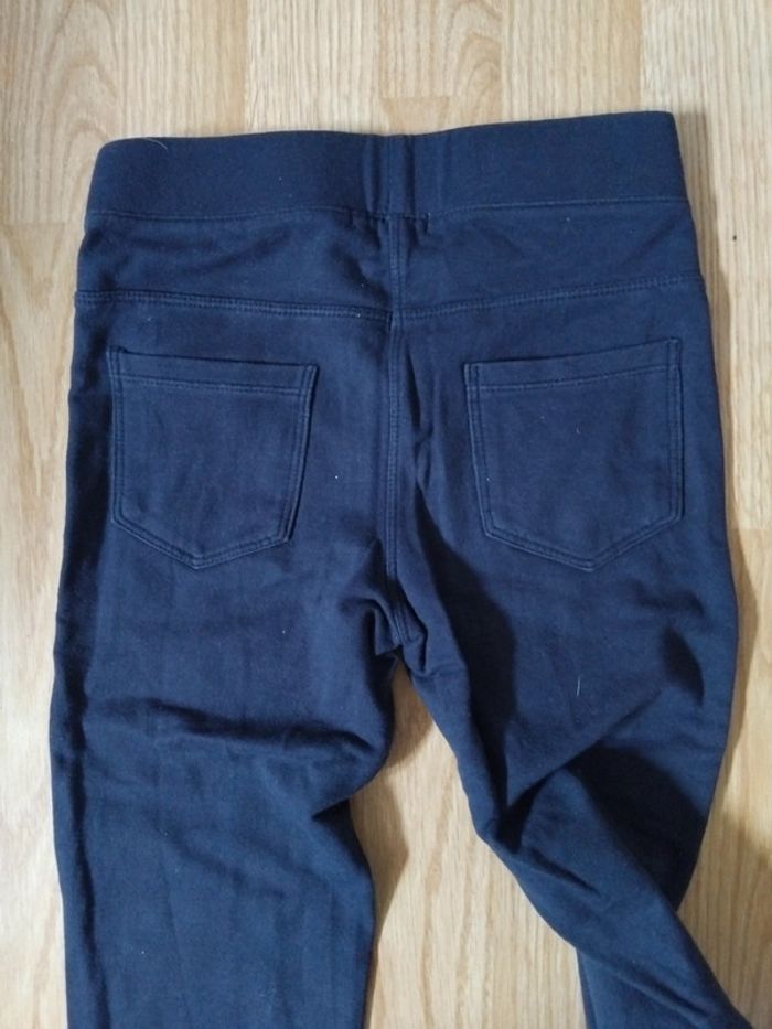 Pantalon leggings fille marine 10 ans gemo - photo numéro 4