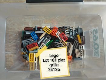 Lego lot 181 plats grille 2412b