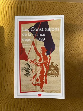 Les Constitutions de la France depuis1789