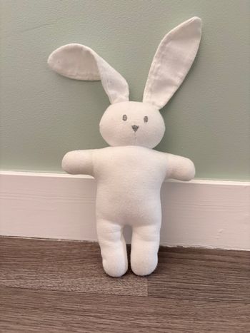 Doudou lapin blanc Petit Bateau - Très bon état 