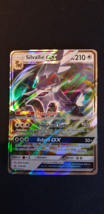 Carte pokémon Silvallié GX 116/156
