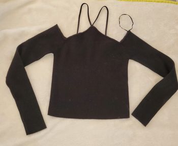 Top manche longue épaules dénudées