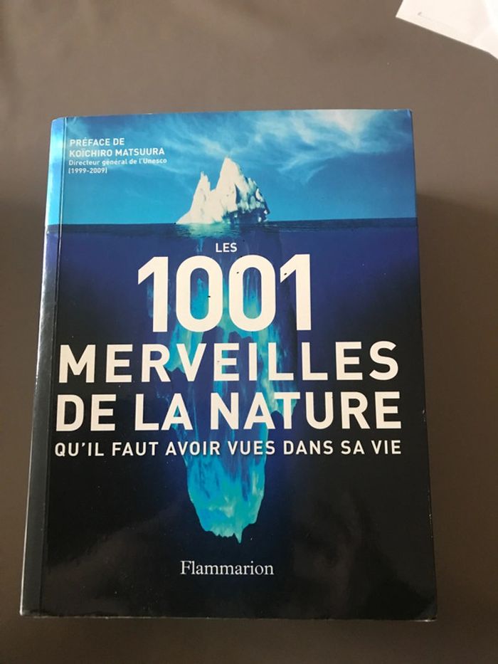 Livre Les 1001 merveilles de la nature