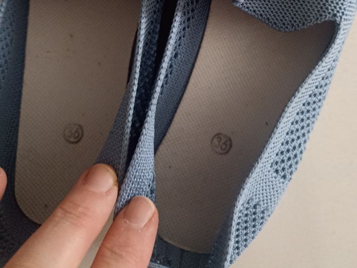 Chaussures Respirantes Élégantes Bleu Ciel à Chaîne Dorée - photo numéro 4