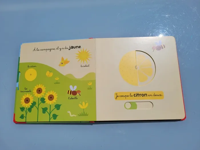 Imagier animé de tirettes Mon Anim'agier 🌈 Les Couleurs 🌻 81 - photo numéro 4