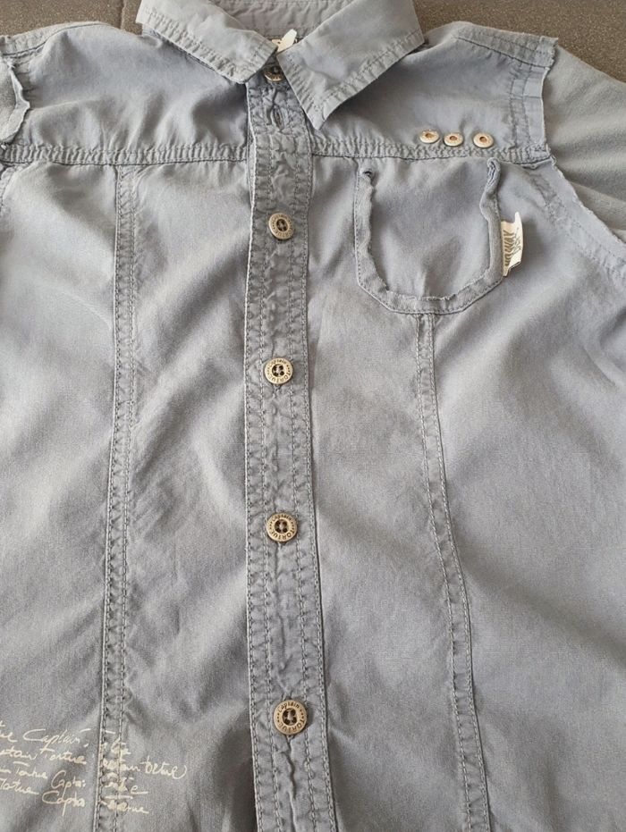 Chemise bleue manches courtes Captain Tortue 5 ans - photo numéro 6