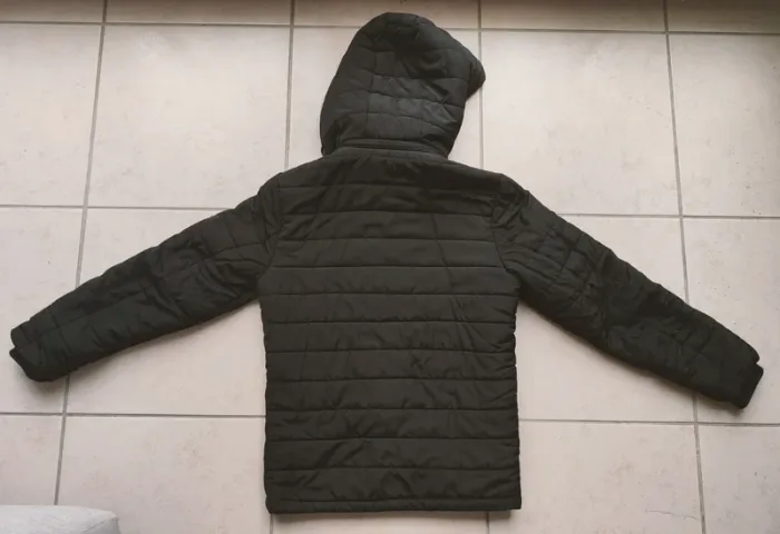 Manteau noir Taille 140 Petrol Industries à capuche - photo numéro 3