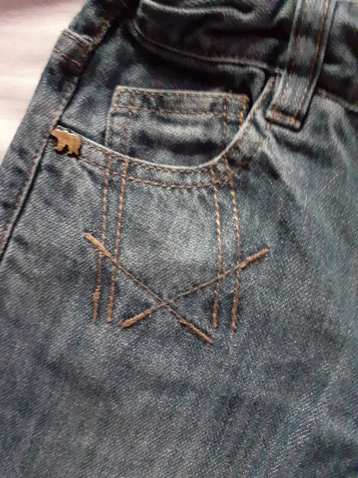 Short en jean bleu - photo numéro 2