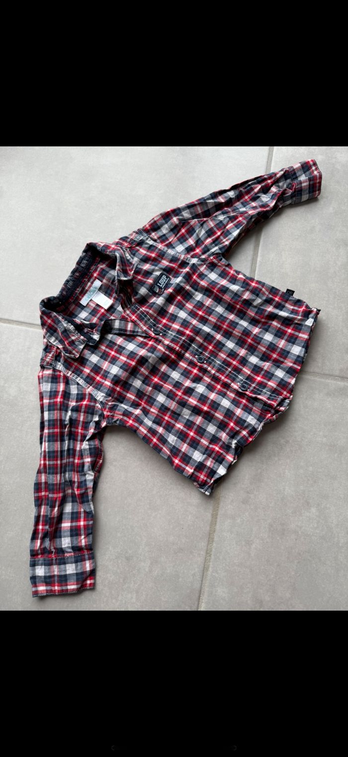 Chemise à carreaux 18 mois