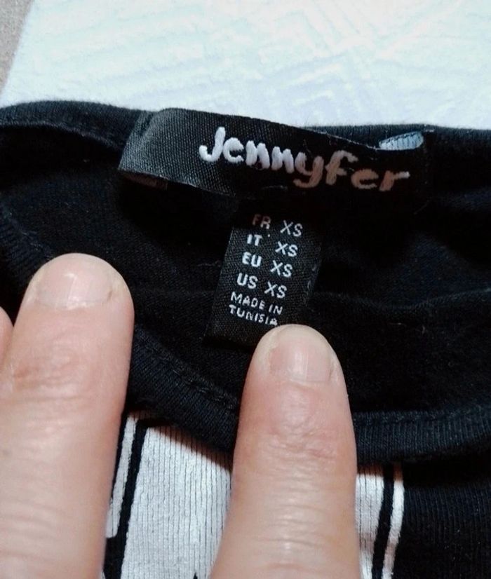 T-shirt femme noir Crop top Jennyfer - photo numéro 11