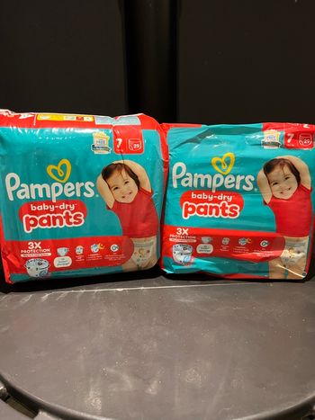 Pampers baby dry taille 7