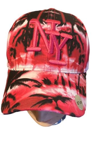 Casquette avec palmiers