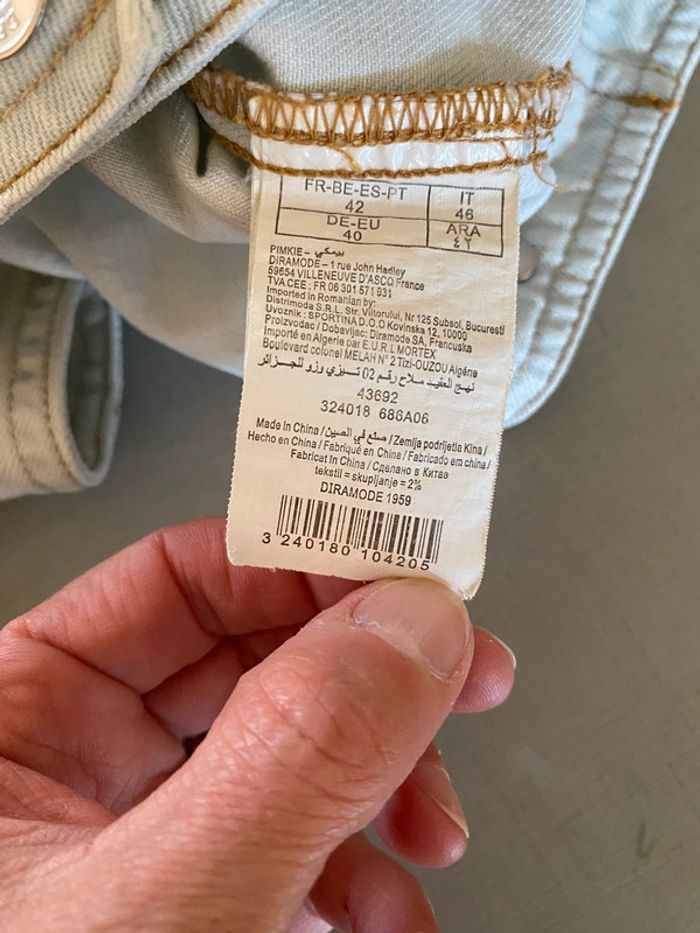 Blouson veste sans manche en jeans Pimkie taille S ou M - photo numéro 19